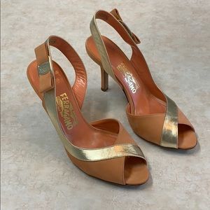 Salvatore Ferragamo Suede Heel